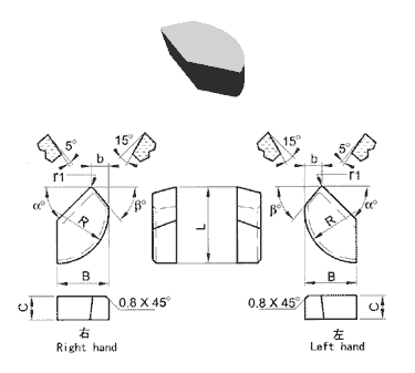 борфреза овальный e 3x6x3x38